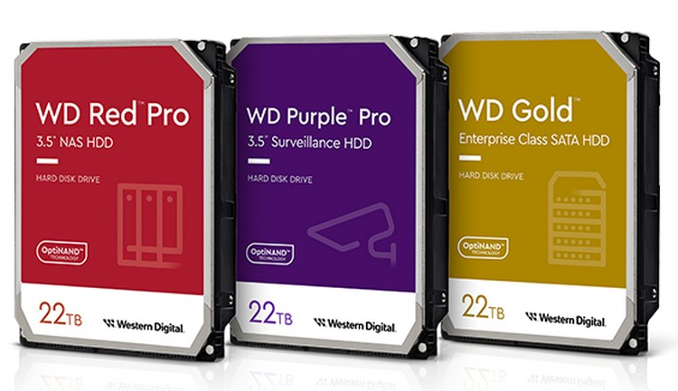 Western Digital представила жёсткие диски объёмом 22 и 26 Тбайт, причём не только для дата-центров