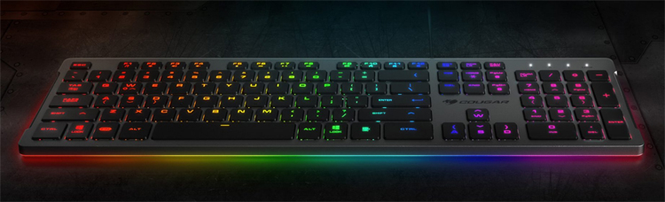 Cougar представила низкопрофильную игровую клавиатуру Vantar S с подсветкой RGB