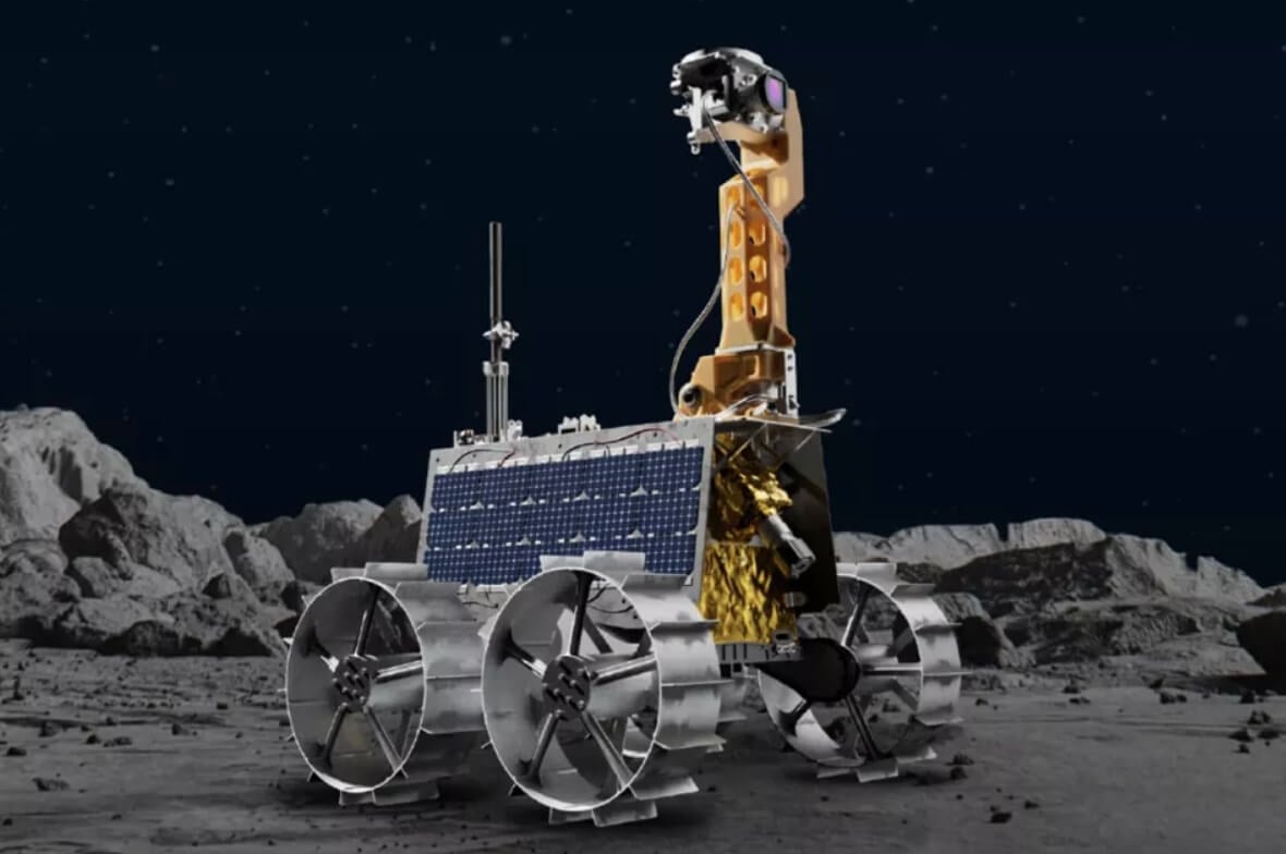 Искусственный интеллект скоро появится на Луне. Что он будет делать? Арабский луноход Rashid. Фото.