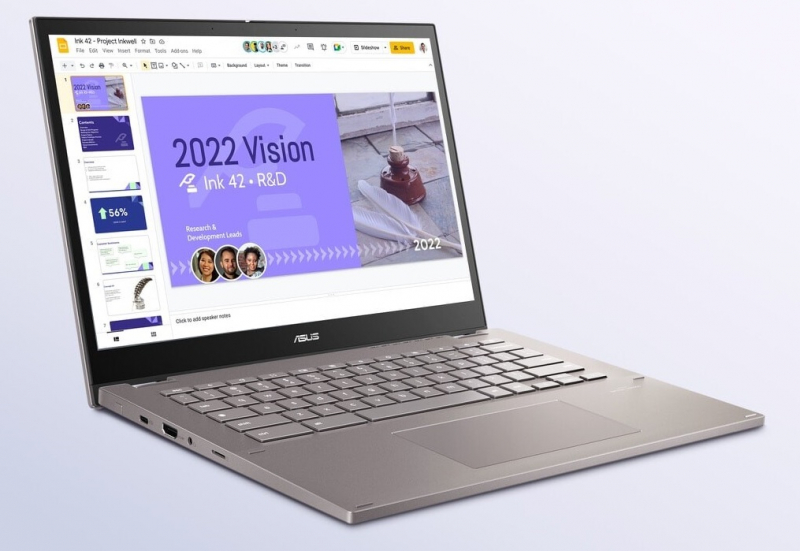 ASUS представила хромбук Chromebook CX34 Flip, который можно использовать как планшет