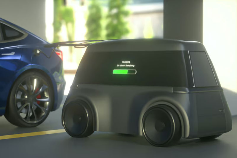 Роботизированные зарядные станции могут решить проблему с зарядкой электромобилей на обычных парковках