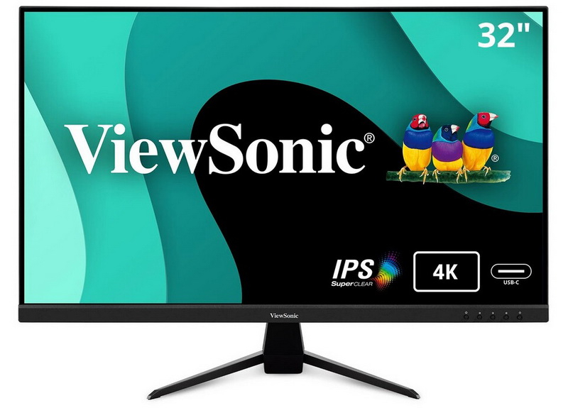 ViewSonic представила доступные 32-дюймовые мониторы с разрешением 2K и 4K