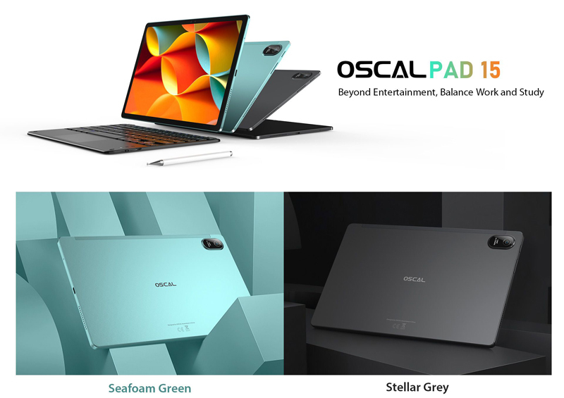 18 сентября поступит в продажу планшет Oscal Pad 15 с 10,36-дюймовым 2K-экраном
