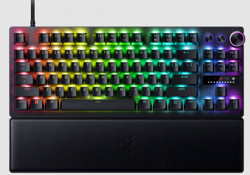 Razer представила игровые клавиатуры Huntsman V3 Pro с регулируемыми оптомеханическими переключателями