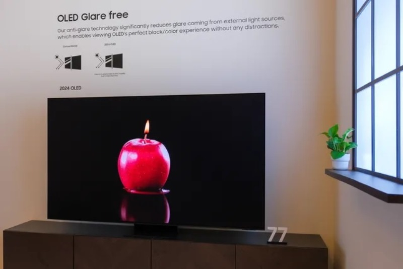 Samsung представила свой «самый яркий OLED-телевизор» — он оставит раздражающие блики в прошлом